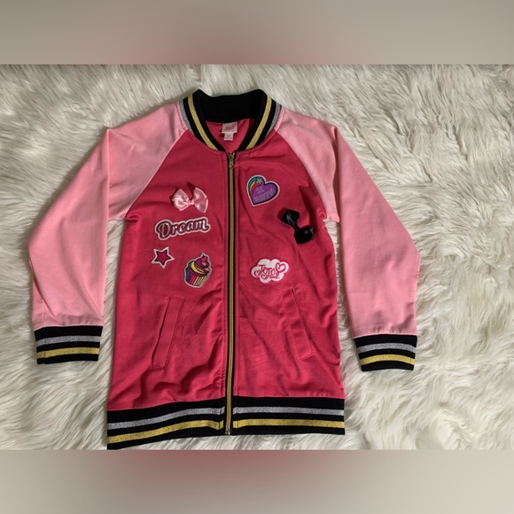 JoJo Siwa Other - JoJo Siwa pink sweater with zipper